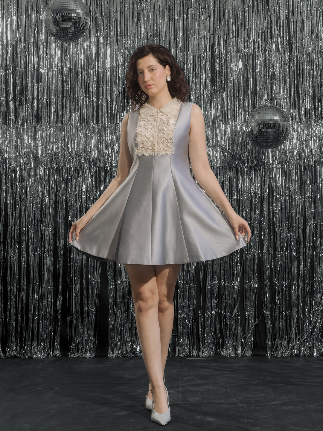 Rebecca Dress with 3d Motif