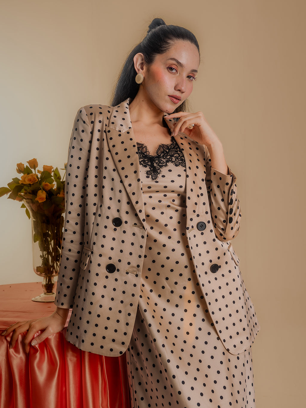 Sienna Blazer Set with Dress
