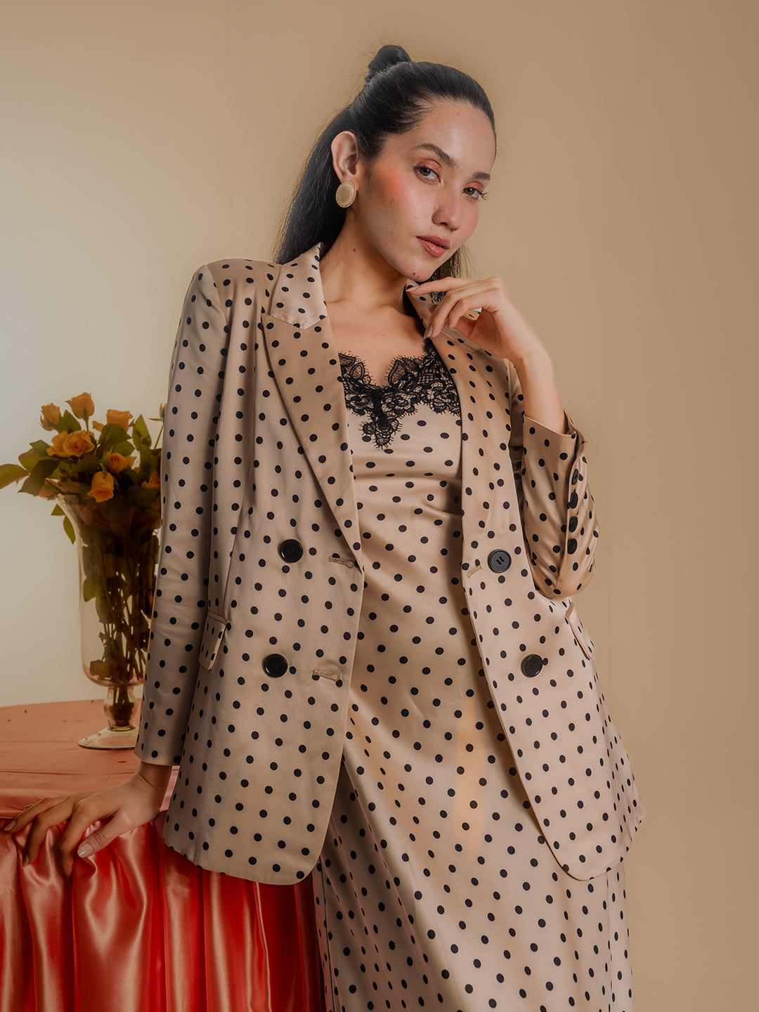 Sienna Blazer Set with Dress