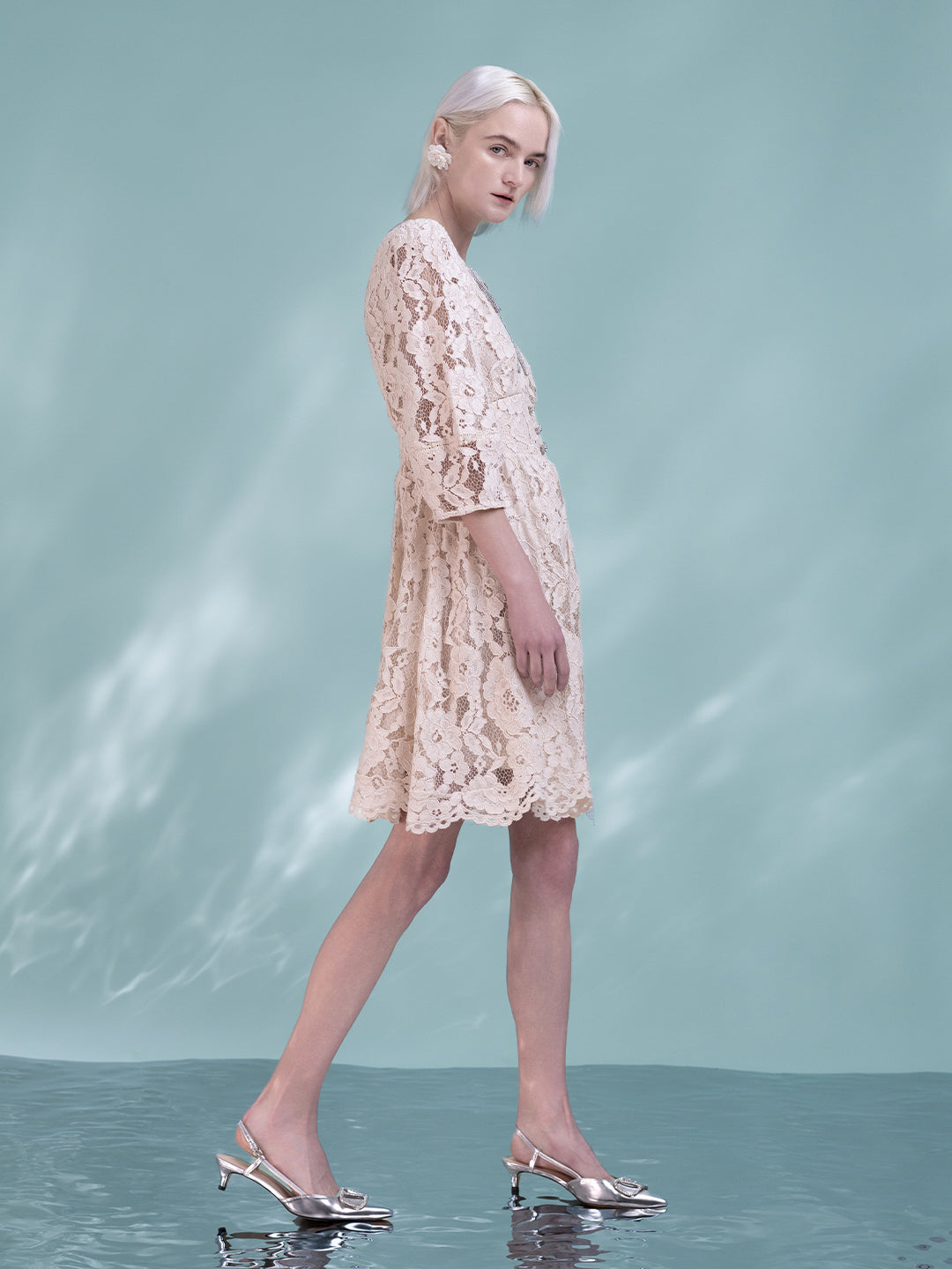 Ivory Bow Dress