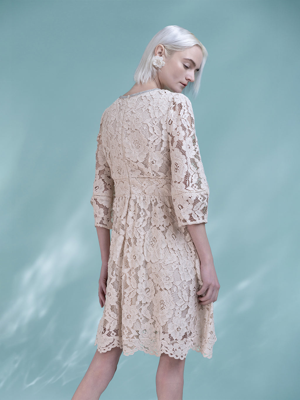 Ivory Bow Dress