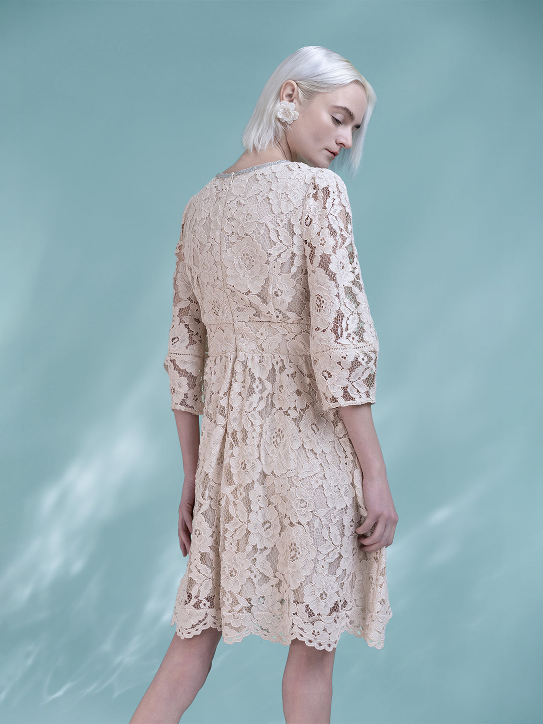 Ivory Bow Dress